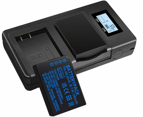 Caricatore lcd per nikon - caricatore,