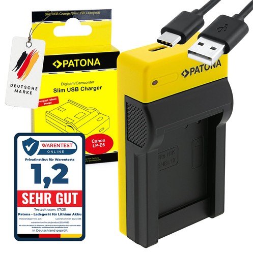 Patona caricabatterie slim con - slim,